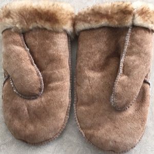 Other - Suede Faux Fur Lined Mittens, Large Other - Suede Faux Fur Lined Mittens, Large